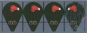 "Buzz off, You Turkey"  by Charley Harper