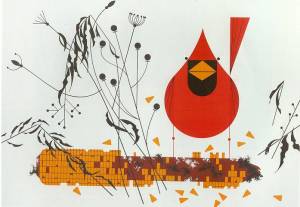 Red and Fed "Red and Fed" by Charley Harper